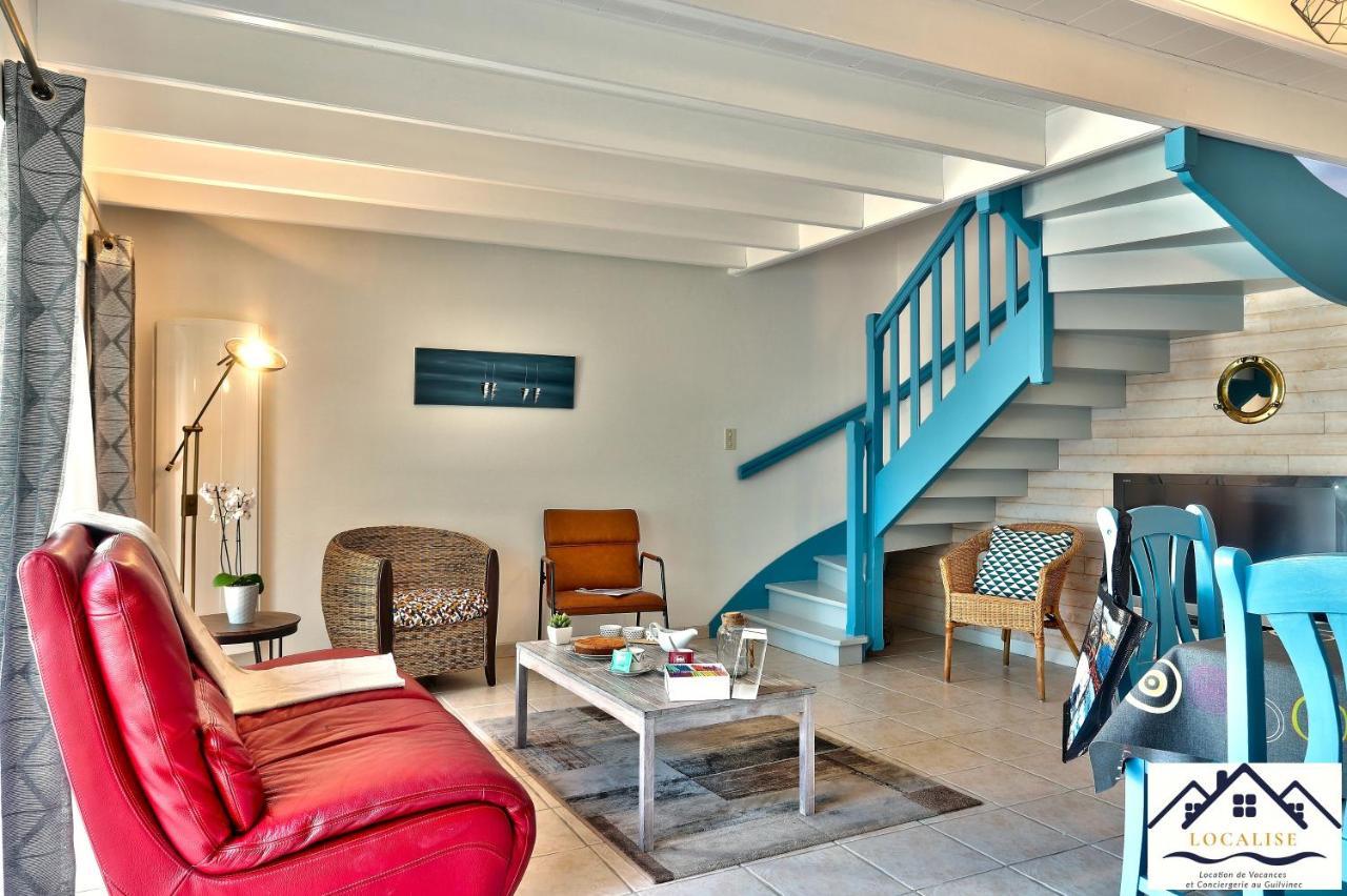 Localise - M3A La Maison Du Pecheur Au Guilvinec - Chambres Vue Mer - A 20M De La Mer Situee A La Pointe De Men Meur - Tout A Pied, Plage, Port, Centre, Commerces, Marche - Wifi Inclus - Linge De Lit Inclus - Jardin Clos - En Option , Menage Et Servi Екстериор снимка