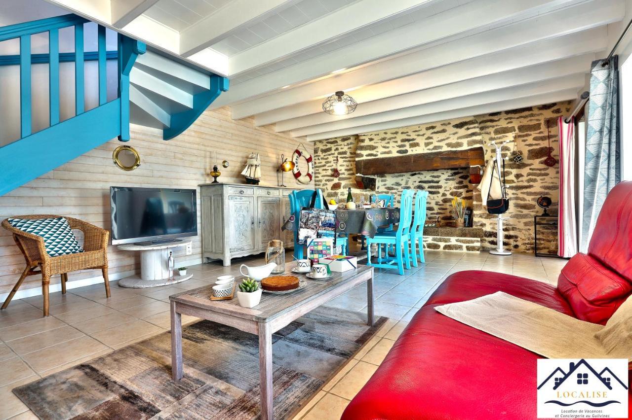 Localise - M3A La Maison Du Pecheur Au Guilvinec - Chambres Vue Mer - A 20M De La Mer Situee A La Pointe De Men Meur - Tout A Pied, Plage, Port, Centre, Commerces, Marche - Wifi Inclus - Linge De Lit Inclus - Jardin Clos - En Option , Menage Et Servi Екстериор снимка