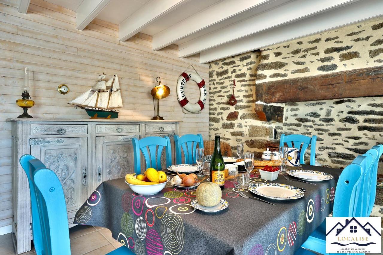 Localise - M3A La Maison Du Pecheur Au Guilvinec - Chambres Vue Mer - A 20M De La Mer Situee A La Pointe De Men Meur - Tout A Pied, Plage, Port, Centre, Commerces, Marche - Wifi Inclus - Linge De Lit Inclus - Jardin Clos - En Option , Menage Et Servi Екстериор снимка